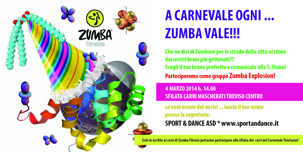 ZUMBA CARNEVALE TREVISO