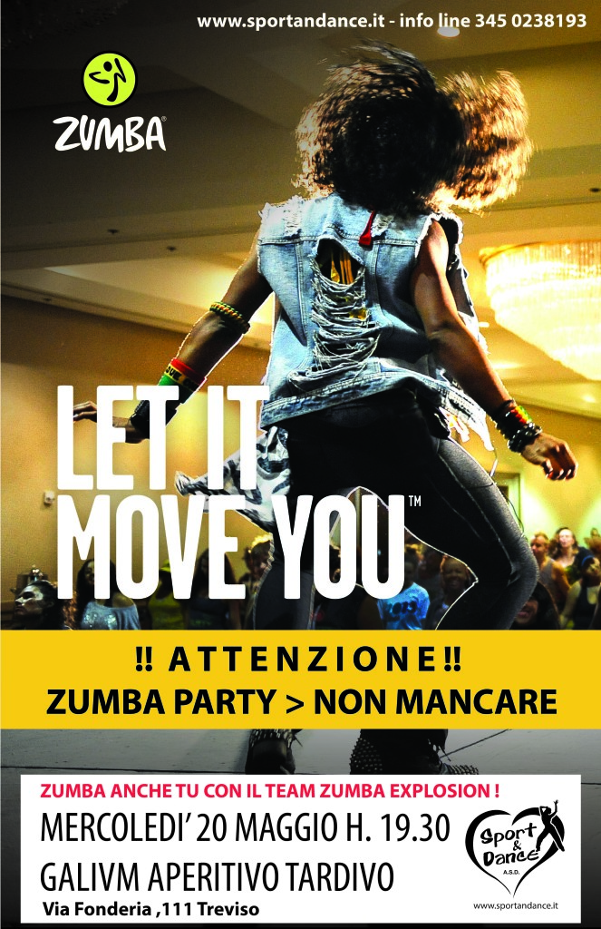 POSTER ZUMBA PARTY EVENTI PAESE