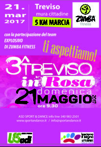 21 maggio Teviso in rosa Zumba