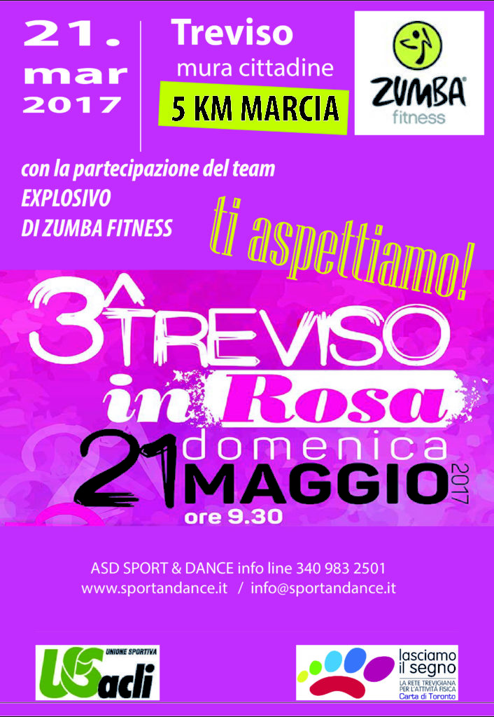 21 maggio Teviso in rosa Zumba