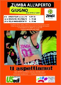 ZUMBA GRATIS ALL'APERTO TREVISO