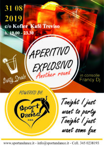 APERTIVO EXPLOSIVO SPORT & DANCE ZUMBA & REGGAETON