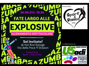 ZUMBA LEZIONE EXPLOSIVA TREVISO 30 GIUGNO